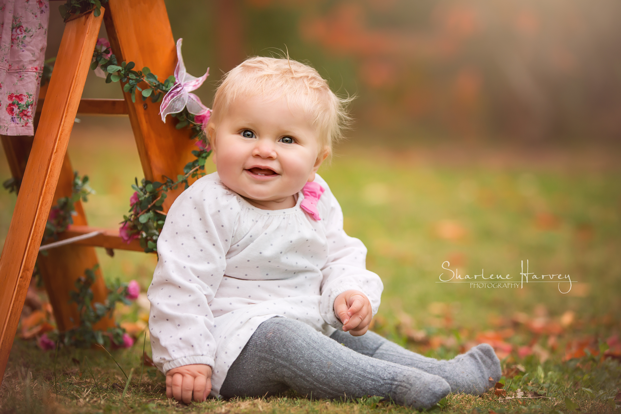 Beautiful baby photographed on the Mornington Peninsula 